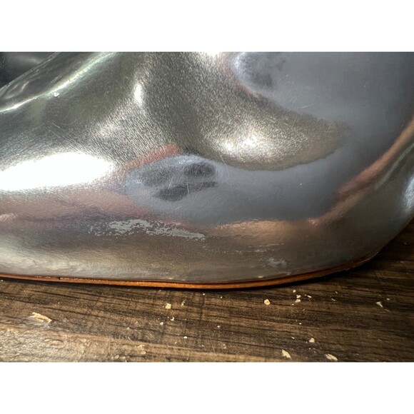 SCHUTZ Metallic Silver Heeled Boots - Picture 6 of 9